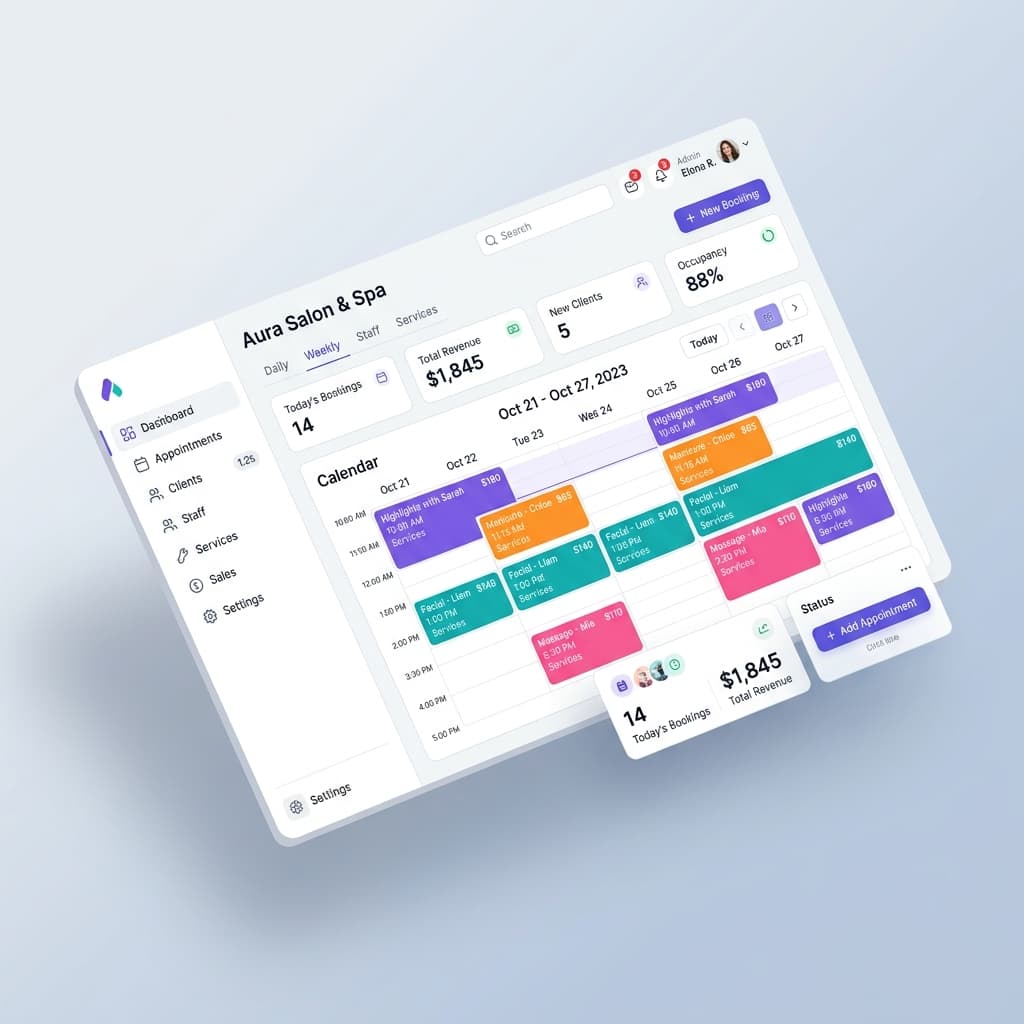 Looks business management dashboard
